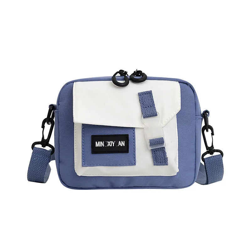 Japanese Style Canvas Shoulder Bag Crossbody Bag Women Small Messenger Bag