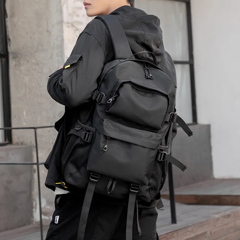Japanese Style Men's Backpack Large Capacity Travel Bag