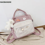 Japanese Style School Bags For Teenage Girls Tote Bag Backpack Women S