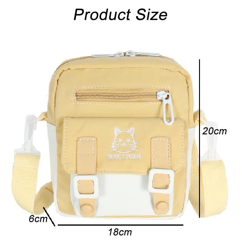 Japanese Style Women's Messenger Bags Cartoon Shoulder Bags
