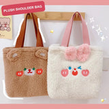 Japanese Women Plush Handbag Cartoon Shoulder Bags