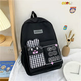 Japanese Style Women's Backpack for Girls High School Waterproof