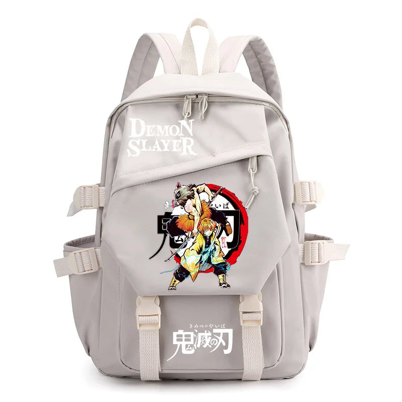 Japanese Demon Slayer Backpack for Kids with Large Capacity