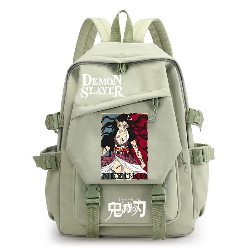 Japanese Demon Slayer Backpack for Kids with Large Capacity