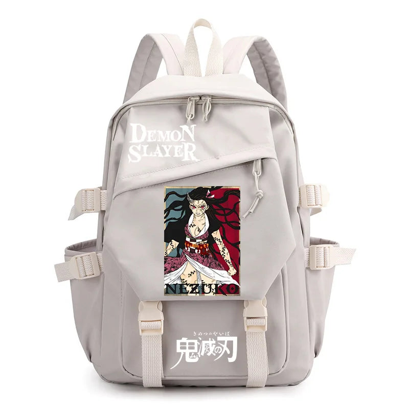 Japanese Demon Slayer Backpack for Kids with Large Capacity