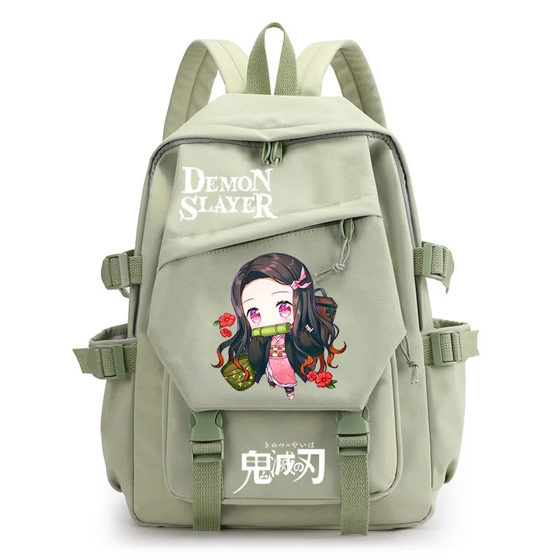 Japanese Demon Slayer Backpack for Kids with Large Capacity