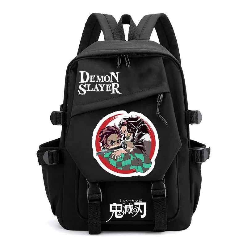 Japanese Demon Slayer Backpack for Kids with Large Capacity