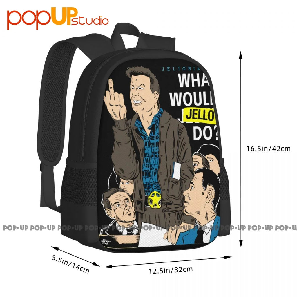 Punk Backpack Large Capacity Bookbag Softback Storage Bag Outdoor Running