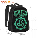Jinjer Backpack Large Capacity Print Style 3D Printing