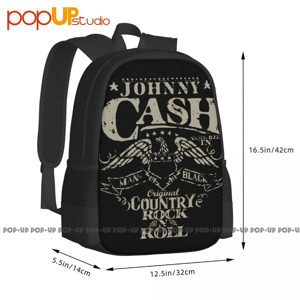 Johnny Arts Cash Music Rock N Roll Backpack