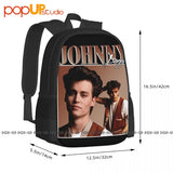 Johnny Depp 90'S Backpack Large Capacity Gym Art Print Shopping Bag