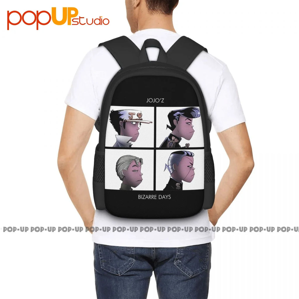 Jojo'S Bizarre Adventure Demon Days Parody Backpack Large Capacity