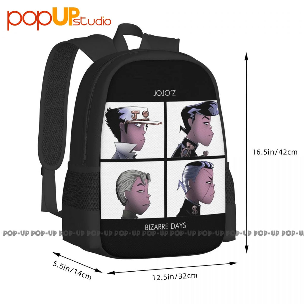 Jojo'S Bizarre Adventure Demon Days Parody Backpack Large Capacity
