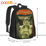 Joseph Joestar Jojos Bizarre Adventure The Scream Parody Anime Backpack