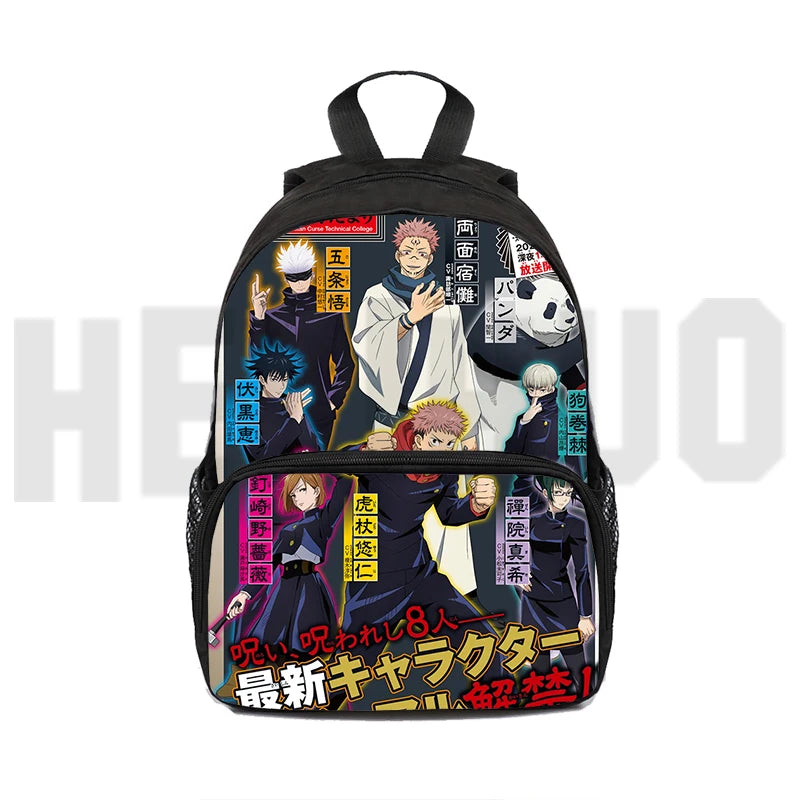 Jujutsu Kaisen Backpack Anime School Bags for Teenagers Boys Girls