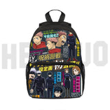 Jujutsu Kaisen Backpack Anime School Bags for Teenagers Boys Girls