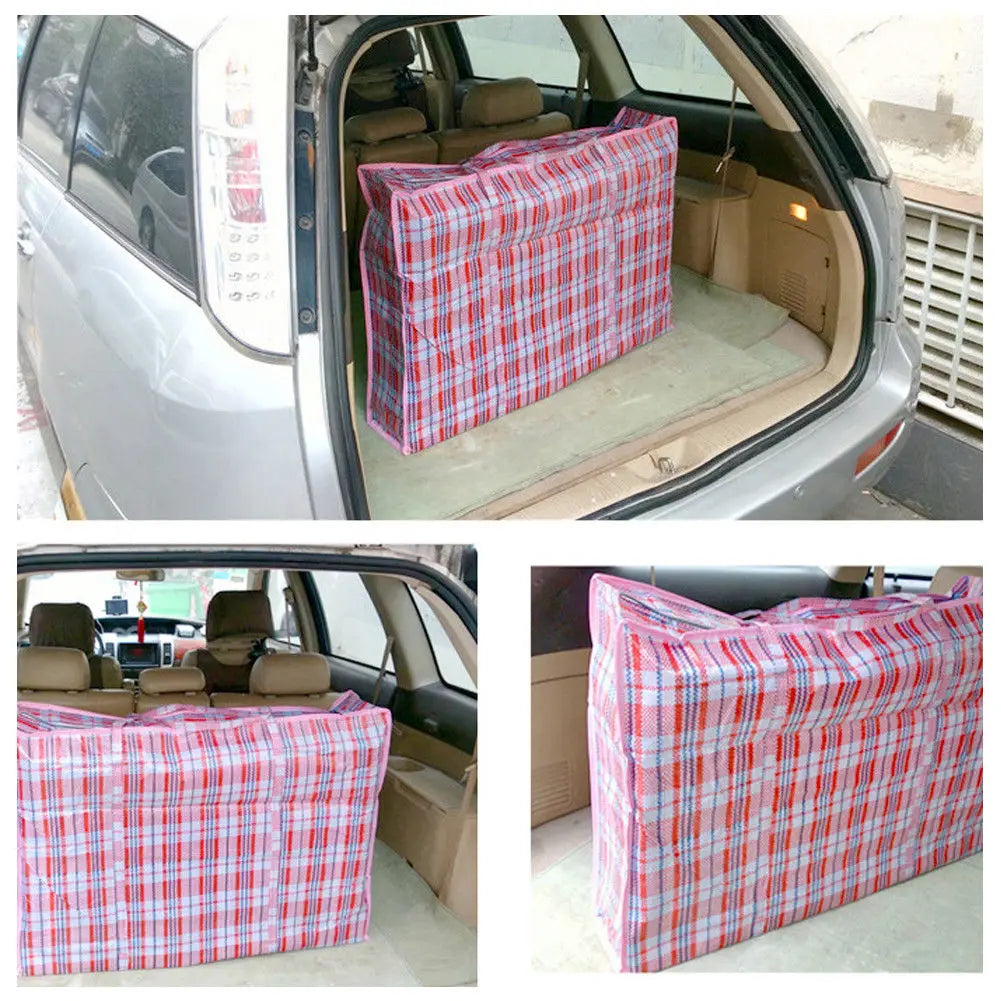 Jumbo Home Laundry Plastic Bag Zipped Reusable Large Strong Storage Bags