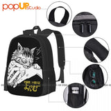 Junji Ito'S Cat Diary Yon & Mu Bite Large Capacity Travel Backpack
