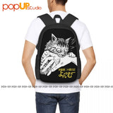 Junji Ito'S Cat Diary Yon & Mu Bite Large Capacity Travel Backpack