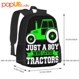 Tractor Backpack Large Capacity Art Print Gym Tote Bag