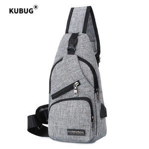 USB Rechargeable Chest Bag for Outdoors