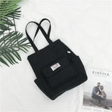 Casual Tote Canvas Bag Women Shoulder Bag Reusable Shopping Bag