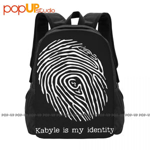 Kabyle Identity Fingerprint Backpack Large Capacity Foldable School Bag