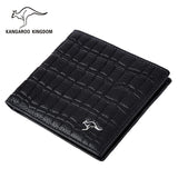 Kangaroo Kingdom Leather Wallet Men Wallets Short Leather Purse