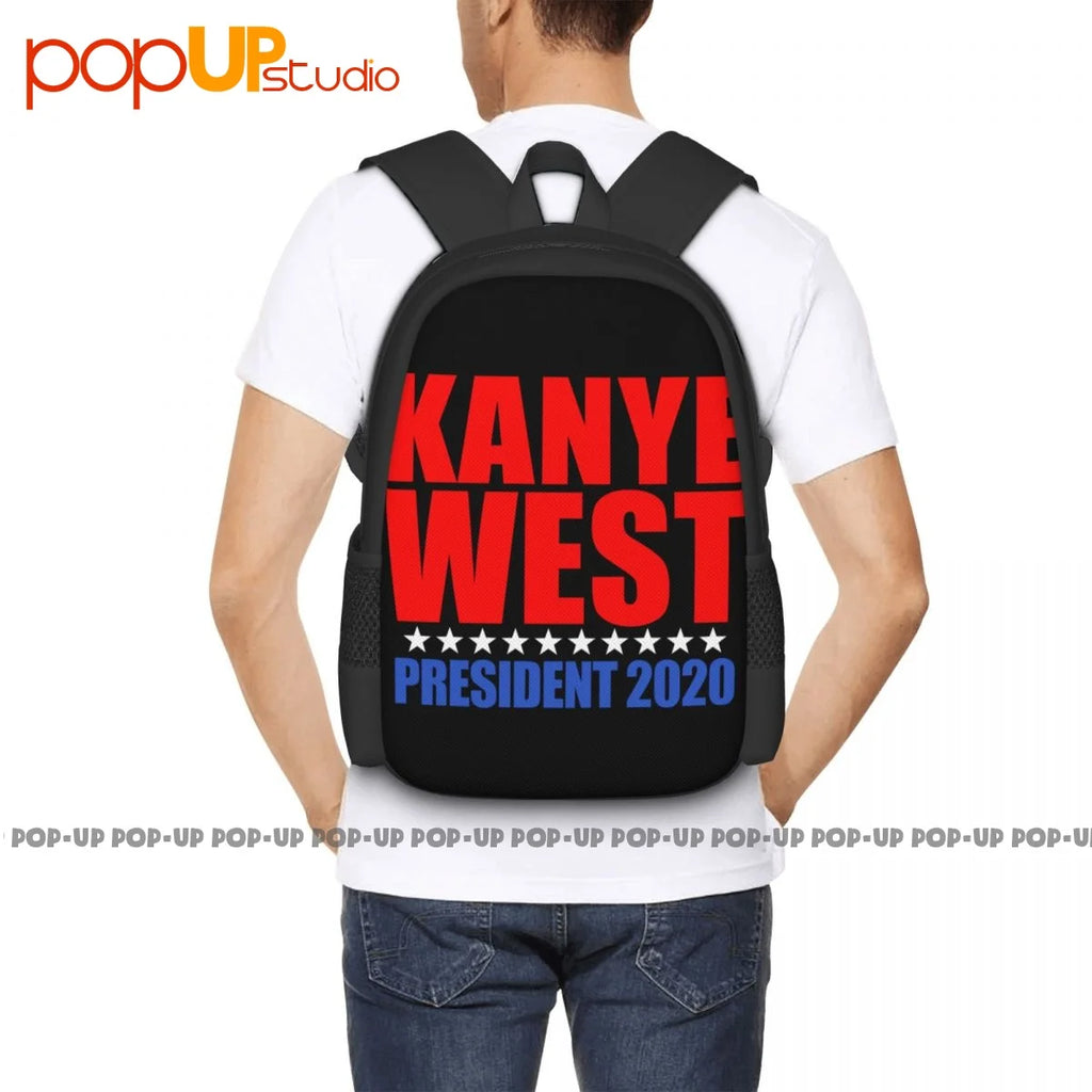 Kanye West For President 01 Backpack Large Capacity