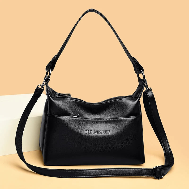 Women Leather Shoulder Bags Crossbody Handbags Purse Messenger Bag