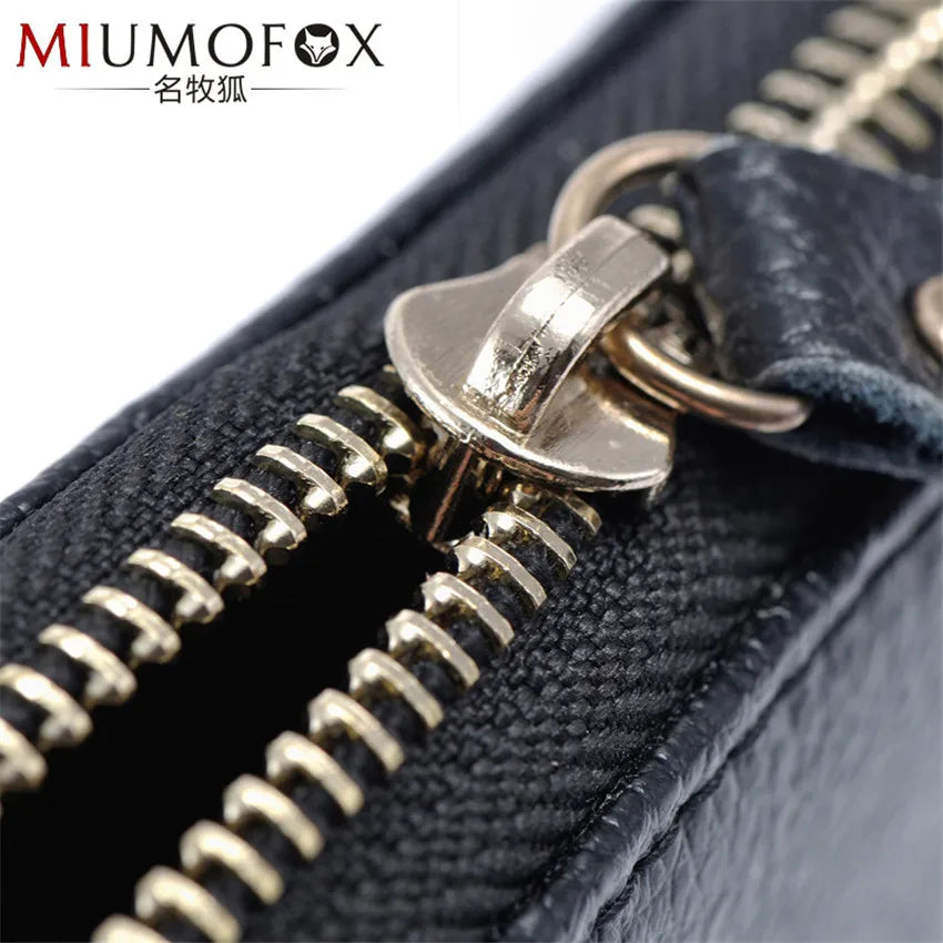Leather Key Holder Keychain Case Wallet Unisex Key Organizer