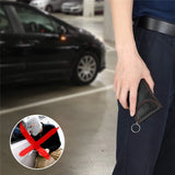 Luxury Key Wallet Anti-Theft Key Cover RFID Signal Blocking Farady Bag
