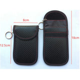 Luxury Key Wallet Anti-Theft Key Cover RFID Signal Blocking Farady Bag