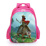 Kid Raya The Last Dragon Backpack School Bag Anime Primary Daily