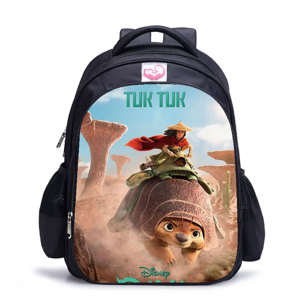 Kid Raya The Last Dragon Backpack For Teens 13/16inch Girls Boys School Bags