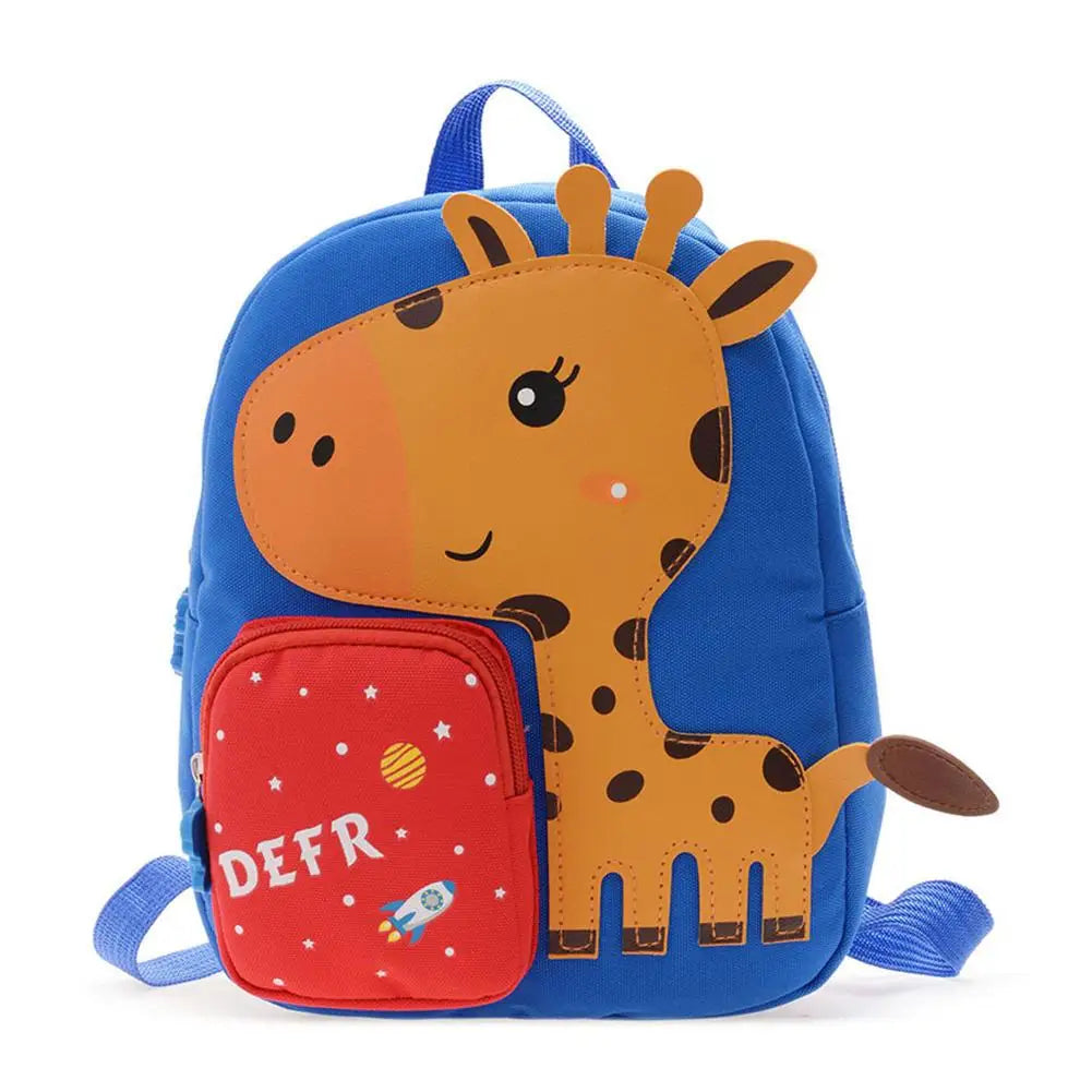 Kids Baby Backpack Cartoon Animal Dinosaur Giraffe Backpack