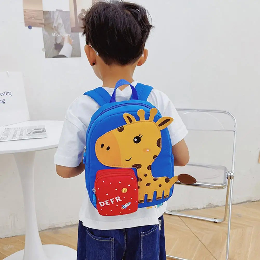 Kids Baby Backpack Cartoon Animal Dinosaur Giraffe Backpack