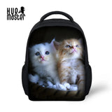 Kids Cat Printing Backpack for Kindergarten Boys