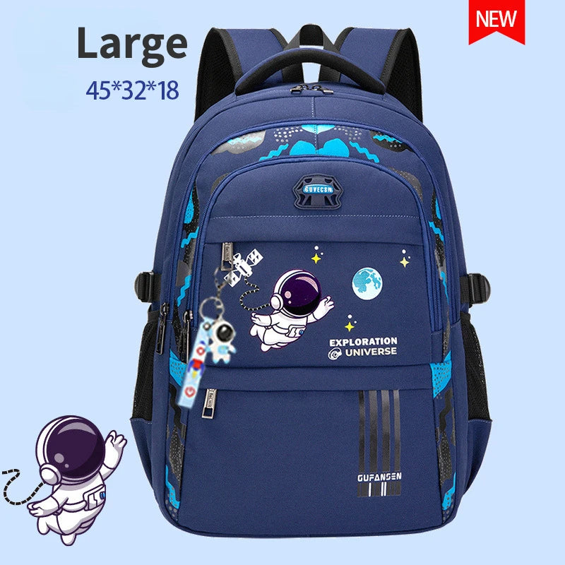 Kids Backpack School Bags Boys Orthopedic Waterproof Primary Schoolbag Book Bag