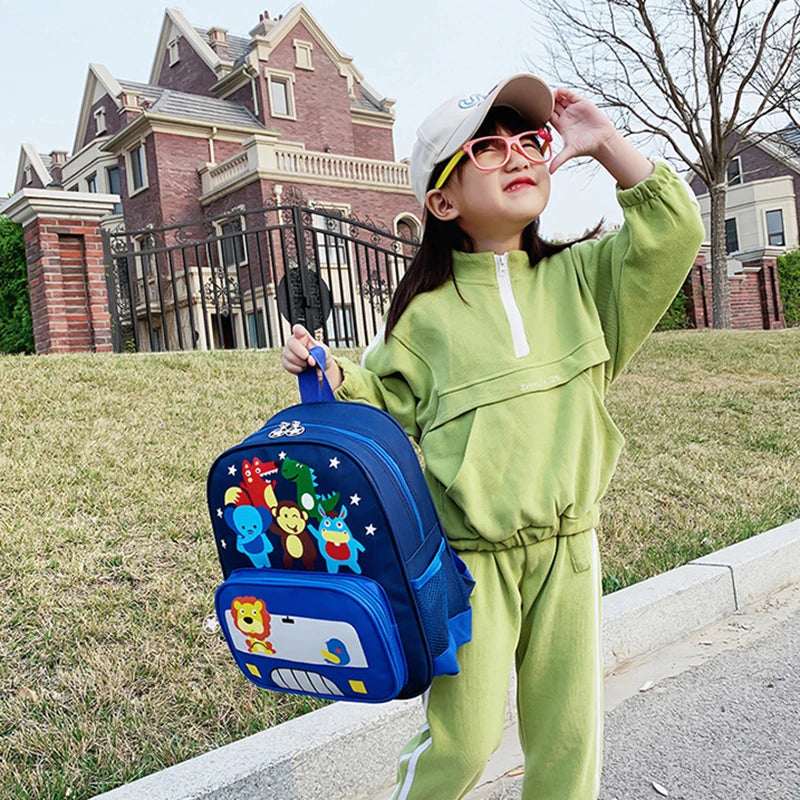 Kids Backpack 3D Cartoon Animal Printing Bookbag Waterproof Back Pack