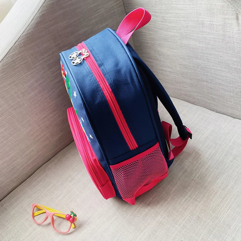 Kids Backpack 3D Cartoon Animal Printing Bookbag Waterproof Back Pack