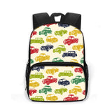 Cartoon Firetruck Backpack for Kids 3-6 Years Old