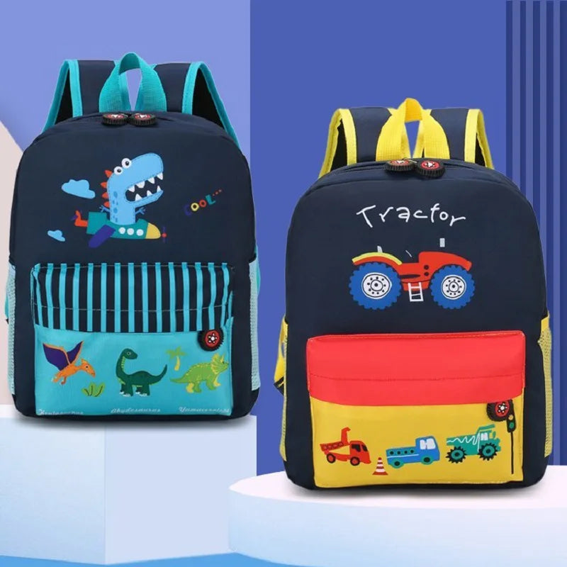 Kids Dinosaur School Bag Lightweight Waterproof Bookbag Boys High Capacity