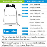 Kids FNF Backpack Music Rhythm Game Kindergarten Bag Boys Girls Bookbags