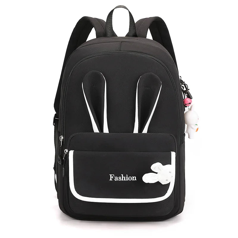 Kids Rabbit Backpack for Girls School Book Bag Waterproof Lightweight