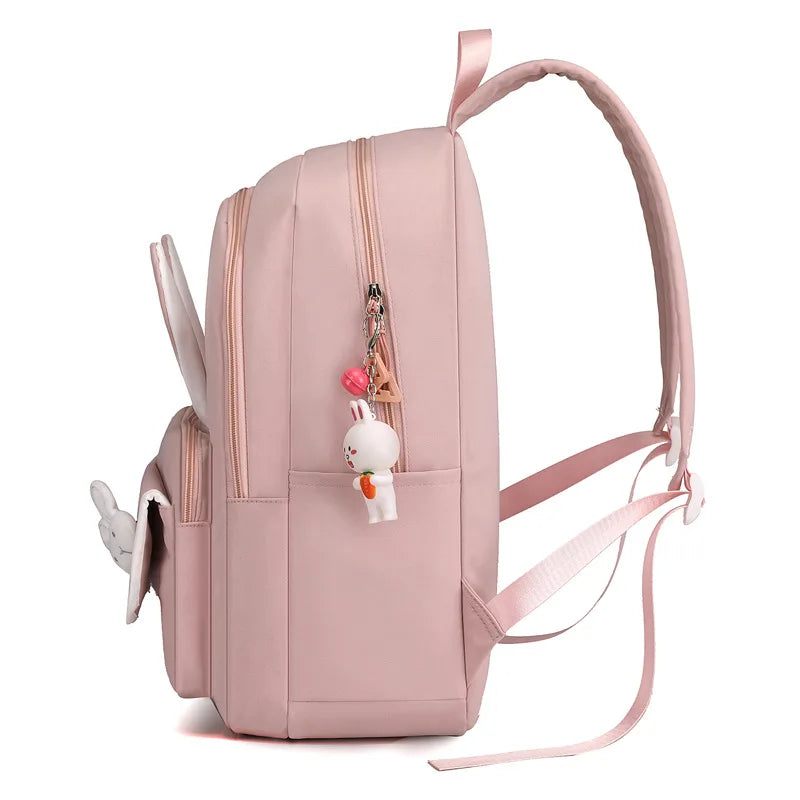 Kids Rabbit Backpack for Girls School Book Bag Waterproof Lightweight