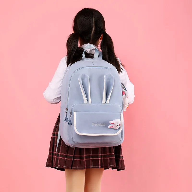 Kids Rabbit Backpack for Girls School Book Bag Waterproof Lightweight