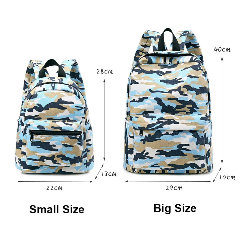 Kids School Backpack Camouflage Daypack Christmas Gifts Boys Girls