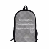 Bulldog Printed Kids School Backpack