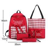 Girls Waterproof Oxford Backpack Large Capacity School Bag